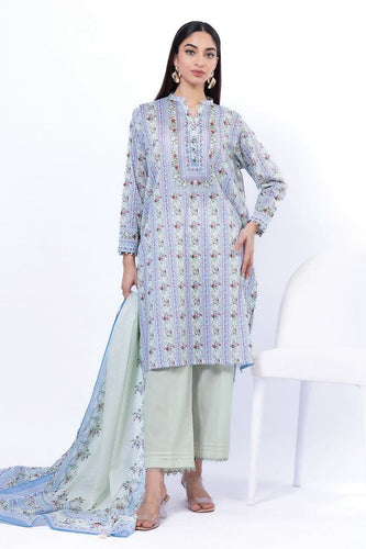KHAADI lawn Unstitched 3pc suit (SS2232A)