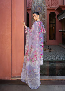 Elaf Signature Embroidered Lawn Collection ETS 02A Unstitched
