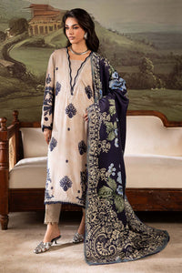 NUREH Signature Prints Doriya Linen with Woolen Shawl SP-176 (Unstitched)'25