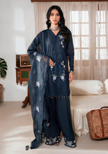 Load image into Gallery viewer, NAQSH CHIKANKARI Festive Edit'26 lawn collection D-00198 (BLUE CONTOUR) Unstitched