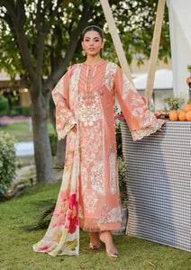 Elaf Premium Luxury embroidered lawn|AUTUMN DREAM|ELH-5A | Unstitched'25