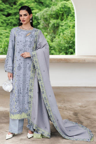QALAMKAR QlineEmbroidered linen winter collection KL-13 (SAAHIL)UNSTITCHED