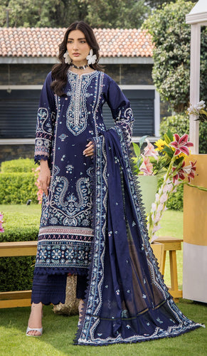 Eshaisha Embroidered luxury Lawn EA-LL-5549 Unstitched