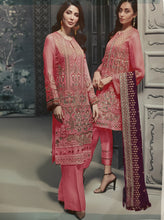 Load image into Gallery viewer, JAZMIN EMBROIDERED Chiffon Article no: 01 CECIL LURE UNSTITCHED