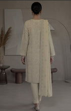 Load image into Gallery viewer, MANIZAY Premium Embroidered Lawn suit with Voile Dupatta |(D-02) Unstitched