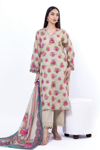 KHAADI lawn Unstitched 3pc suit (SS712A)