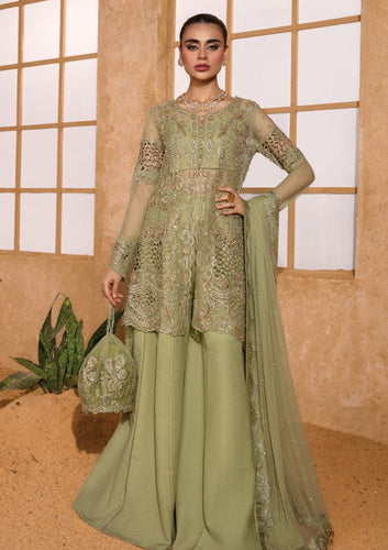 Rang Rasiya Designer Wedding Collection D-10 Unstitched LIGHT GREEN