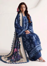 Load image into Gallery viewer, NAQSH Seraphine Winter Edit'26 lawn collection D-00272 (Nile Blue) Unstitched