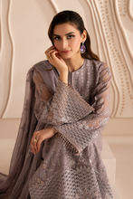 Load image into Gallery viewer, Lamisah Izhare luxury Chiffon Embroidered Suit |Lavender Dream| Unstitched D-05