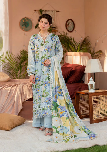 Elaf Premium Print |'25 |EPS-6B | Unstitched (SERENE FLEUR)