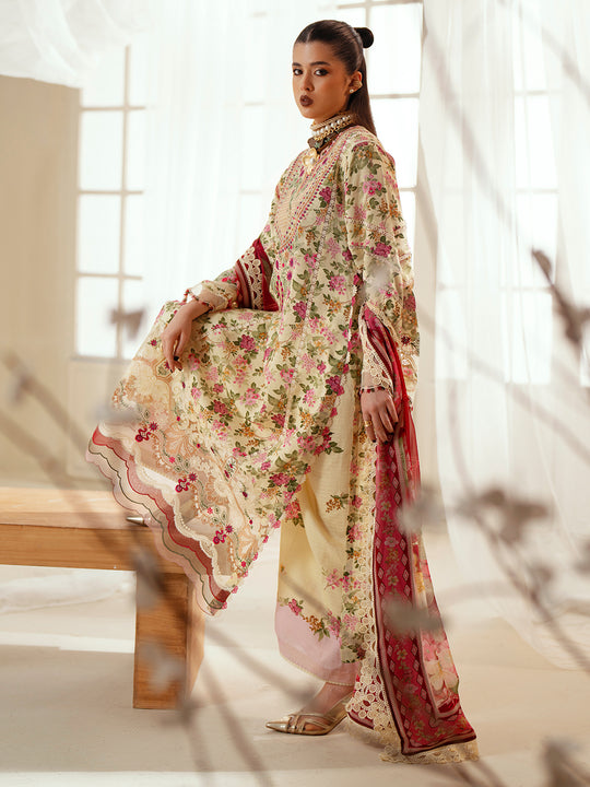 BIN İLYAS Viscose Unstitched 3pc winter collection 1107-A