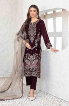 Load image into Gallery viewer, Tawakkal velvet Party Wear Winter D#4044