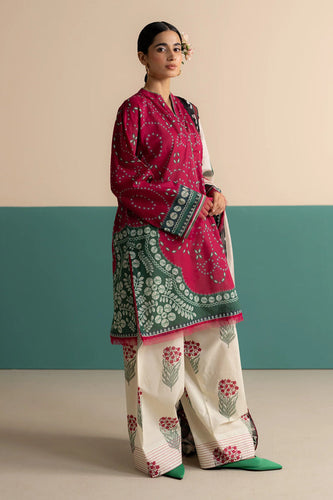 COCO by Zara shahjahan Prints Lawn collection NELEA-2B (Unstitched)