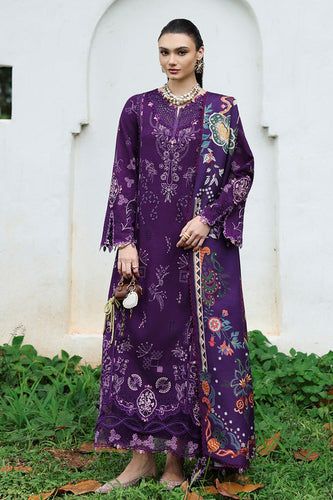 QALAMKAR QlineEmbroidered linen winter collection KL-15 (IRIS)UNSTITCHED