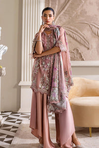Maria.B Luxury Embroidered Chiffon Suit | Unstitched | Wedding Wear |MPC-25-105