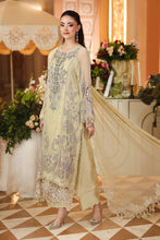 Load image into Gallery viewer, Maria.B Luxury Chiffons Embroidered  Suit | Unstitched | Party wear MPC-26-208 (PASTEL SUNSHINE)'26