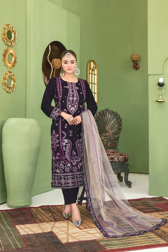 Tawakkal velvet Party Wear Winter D#3693