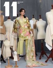 Load image into Gallery viewer, CRIMSON Eid Lawncollection 6A- SUN GLOW Unstitched