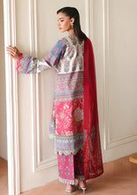 Load image into Gallery viewer, ROHEENAZ Éclat Garden Printed Lawn VOL4 D-502 (Rosette Dream) Unstitched