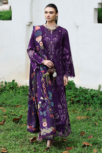QALAMKAR QlineEmbroidered linen winter collection KL-15 (IRIS)UNSTITCHED