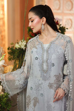 Load image into Gallery viewer, Maria.B Luxury Chiffons Embroidered  Suit | Unstitched | Party wear MPC-26-206 (MUTED BLUE)'26