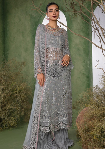 Rang Rasiya Designer Wedding Collection D-02 Unstitched GREY