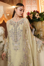 Load image into Gallery viewer, Maria.B Luxury Chiffons Embroidered  Suit | Unstitched | Party wear MPC-26-208 (PASTEL SUNSHINE)'26