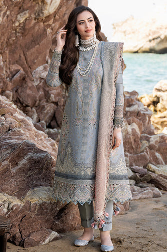 JAZMIN EMBROIDERED LUXURY LAWN SL23-D3 UNSTITCHED