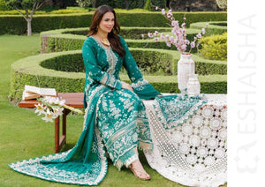 Eshaisha Embroidered luxury Lawn EA-LL-5550 Unstitched