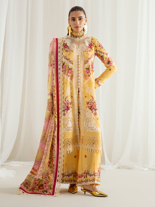 BIN İLYAS Viscose Unstitched 3pc winter collection 1101-B