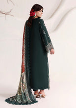Load image into Gallery viewer, NAQSH Seraphine Winter Edit'26 lawn collection D-00271 (Timber Green) Unstitched