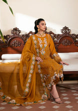 Load image into Gallery viewer, NAQSH CHIKANKARI Festive Edit'26 lawn collection D-00206 (MUSTARD MARK) Unstitched