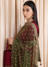 Load image into Gallery viewer, Jazmin EMBROIDERED RAW SILK Article NO:UR-7004 Unstitched