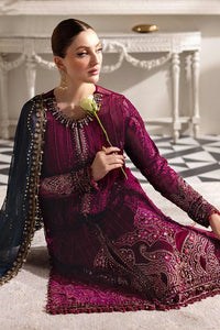 Maria.B Luxury Embroidered Chiffon Suit | Unstitched | Wedding Wear |MPC-25-102