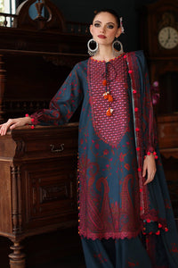Charizma ANIIQ Embroidered Linen Collection ANW6-04 (Unstitched)