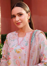 Load image into Gallery viewer, Farasha Lawn collection 14-Peach Glow (Unstitched)&#39;25
