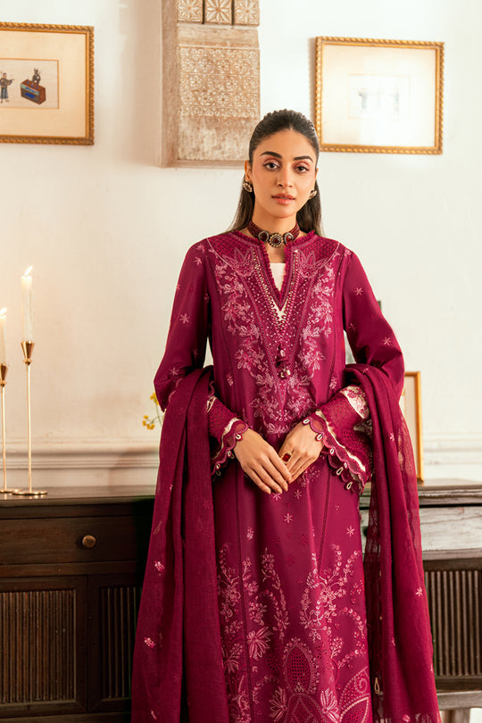 QALAMKAR THE EID EDIT LUXURY LAWN '25 | SAMEEN | SB#02 Unstitched