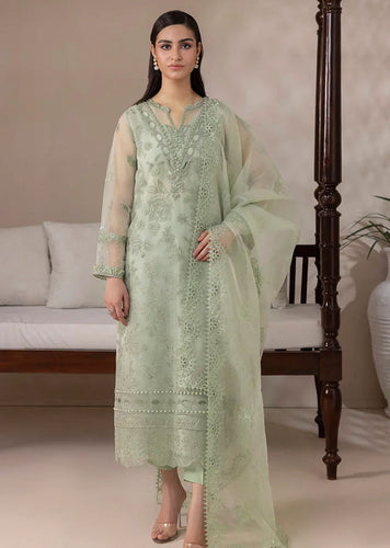 Baroque Party Wear Collection D# 05 Green