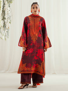 BIN İLYAS Viscose Unstitched 3pc winter collection 1106-A