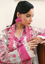Load image into Gallery viewer, ROHEENAZ Éclat Garden Printed Lawn VOL4 D-510 (Coral Hibiscus) Unstitched