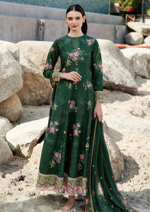 Farasha Lawn collection 03-MYSTIC PINE (Unstitched)'25