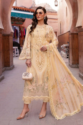 Maria B Luxury Embroidered lawn Suit |Stitched |2509A |