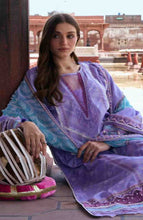 Load image into Gallery viewer, KAHF by ELAF Printed lawn collection with Chiffon Dupatta KPS-6A (NAJAM) Unstitched'26