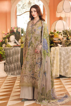 Load image into Gallery viewer, Maria.B Luxury Chiffons Embroidered  Suit | Unstitched | Party wear MPC-26-203 (WARM BEIGE)'26