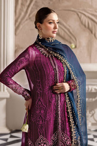 Maria.B Luxury Embroidered Chiffon Suit | Unstitched | Wedding Wear |MPC-25-102