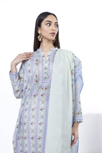 KHAADI lawn Unstitched 3pc suit (SS2232A)