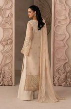 Load image into Gallery viewer, Lamisah Izhare luxury Chiffon Embroidered Suit |WHITE ROSE| Unstitched D-08