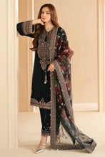 Load image into Gallery viewer, Jazmin EMBROIDERED Pure Velvet Article NO:VF-2039 Unstitched