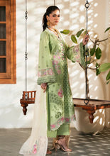 Load image into Gallery viewer, NAQSH CHIKANKARI Festive Edit'26 lawn collection D-00204 (GREEN PEACE) Unstitched