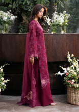 Load image into Gallery viewer, NAQSH CHIKANKARI Festive Edit'26 lawn collection D-00203 (TWILIGHT ORCHID) Unstitched